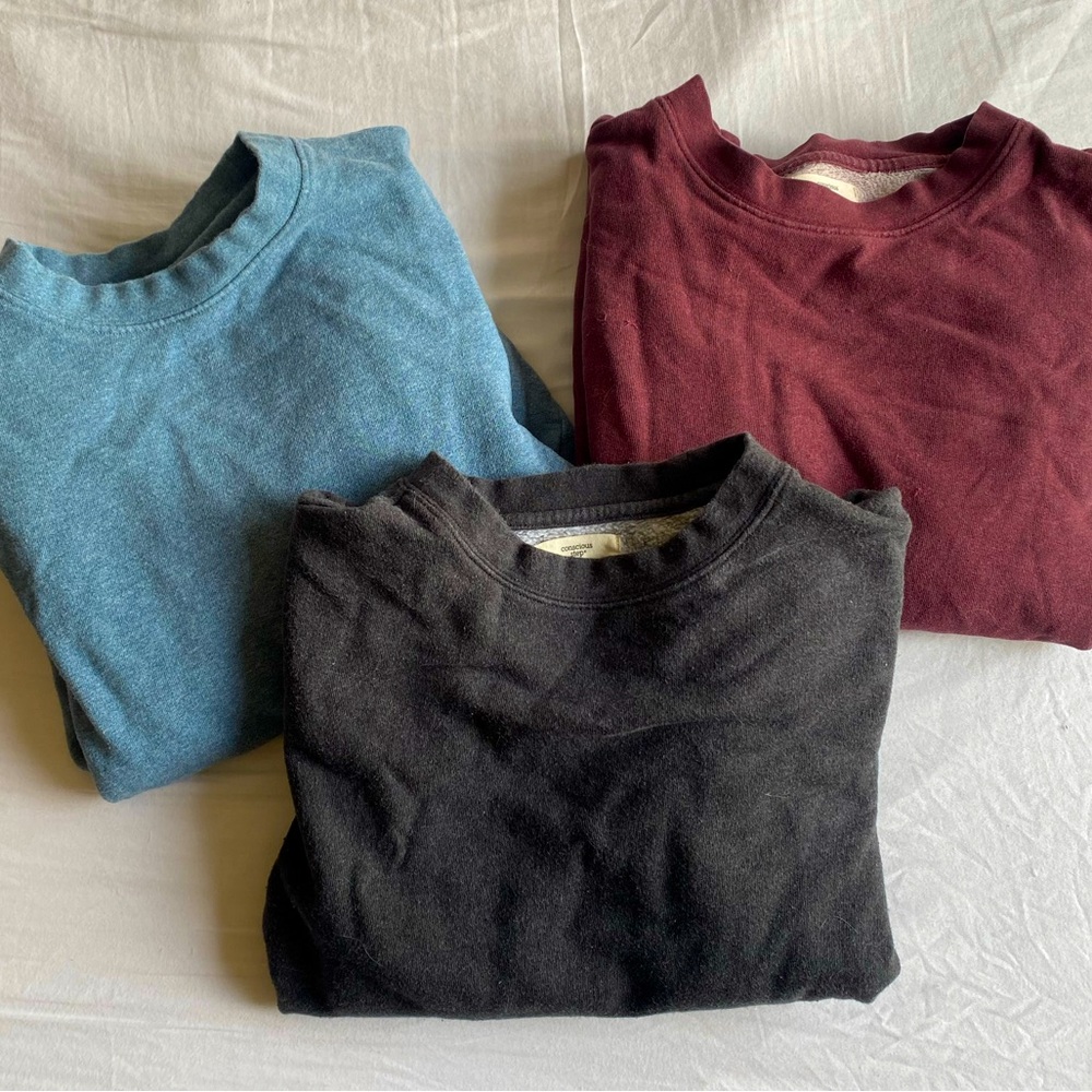 Conscious Step crew necks (3 colors)